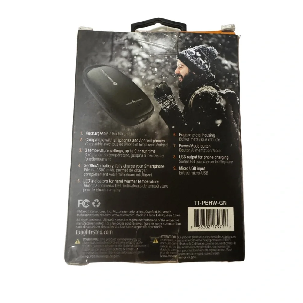 ToughTested Hand Warmer Phone Charger
